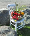 Flowery chair